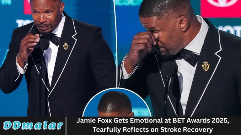 Jamie Foxx Gets Emotional at BET Awards 2025, Tearfully Reflects on Stroke Recovery