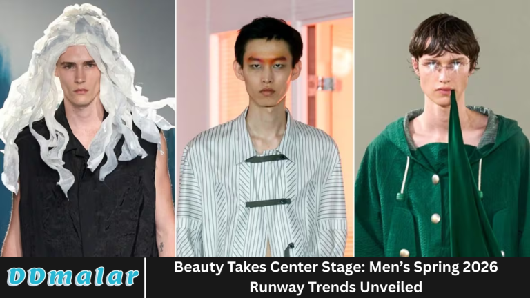Beauty Takes Center Stage: Men’s Spring 2026 Runway Trends Unveiled