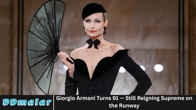 Giorgio Armani Turns 91 — Still Reigning Supreme on the Runway